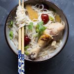 Easy Taiwanese Sesame Wine Chicken Mee Sua