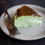 Air Fryer Japanese Pandan Basque Burnt Cheesecake (with Melty Creamy Inside)