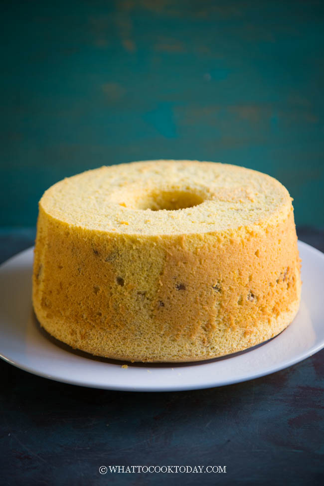 Cotton Soft Pumpkin Walnut Chiffon Cake - What To Cook Today