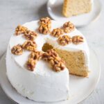 Pumpkin Maple Walnut Chiffon Cake