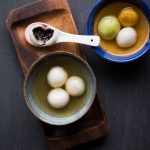 Easy Tang Yuan with Black Sesame Filling (Healthier version)