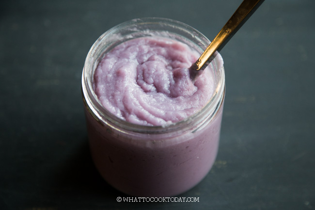 How To Make Ube Halaya / Ube Jam (Vegan and Dairy-free)