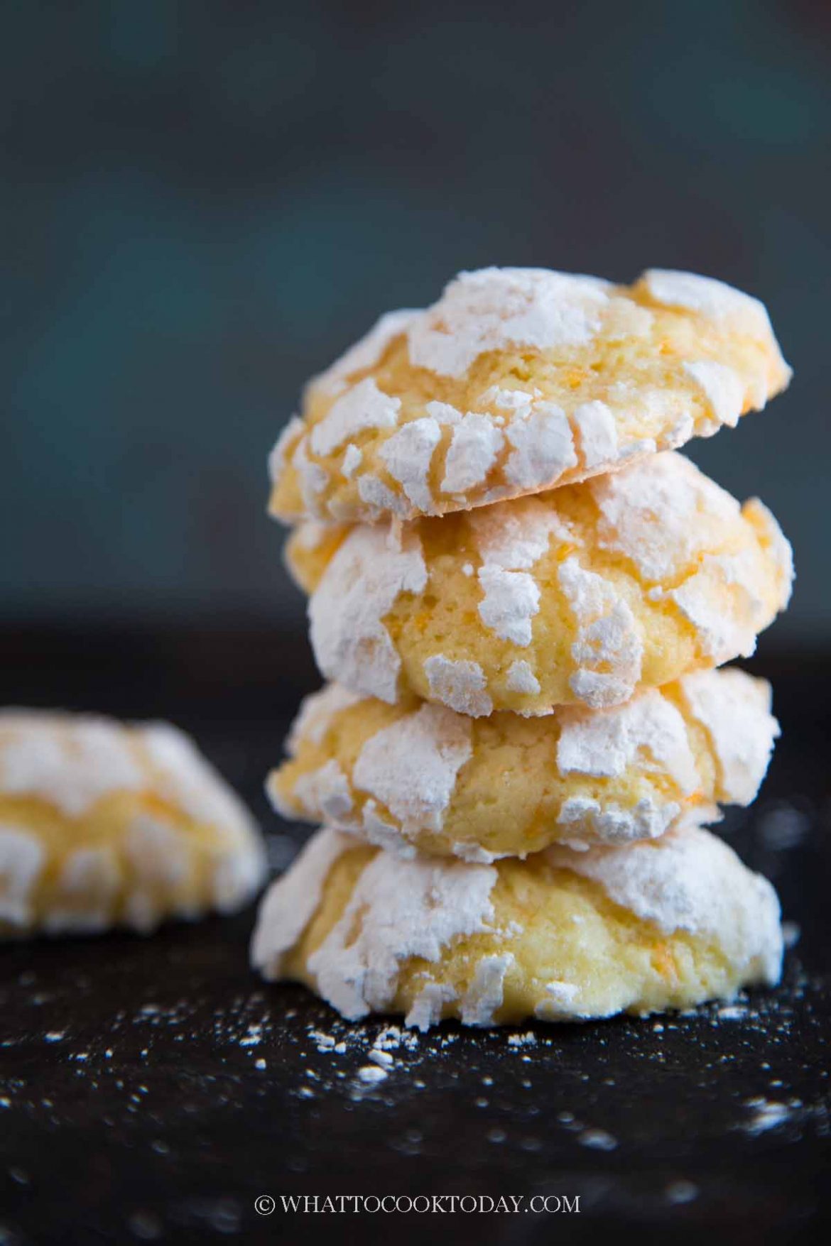 Sweet and Savory Cheddar Cheese Crinkle Cookies