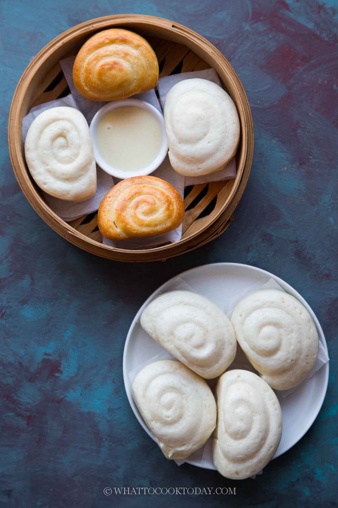 Air Fryer Fried Condensed Milk Mantou/Steamed Buns