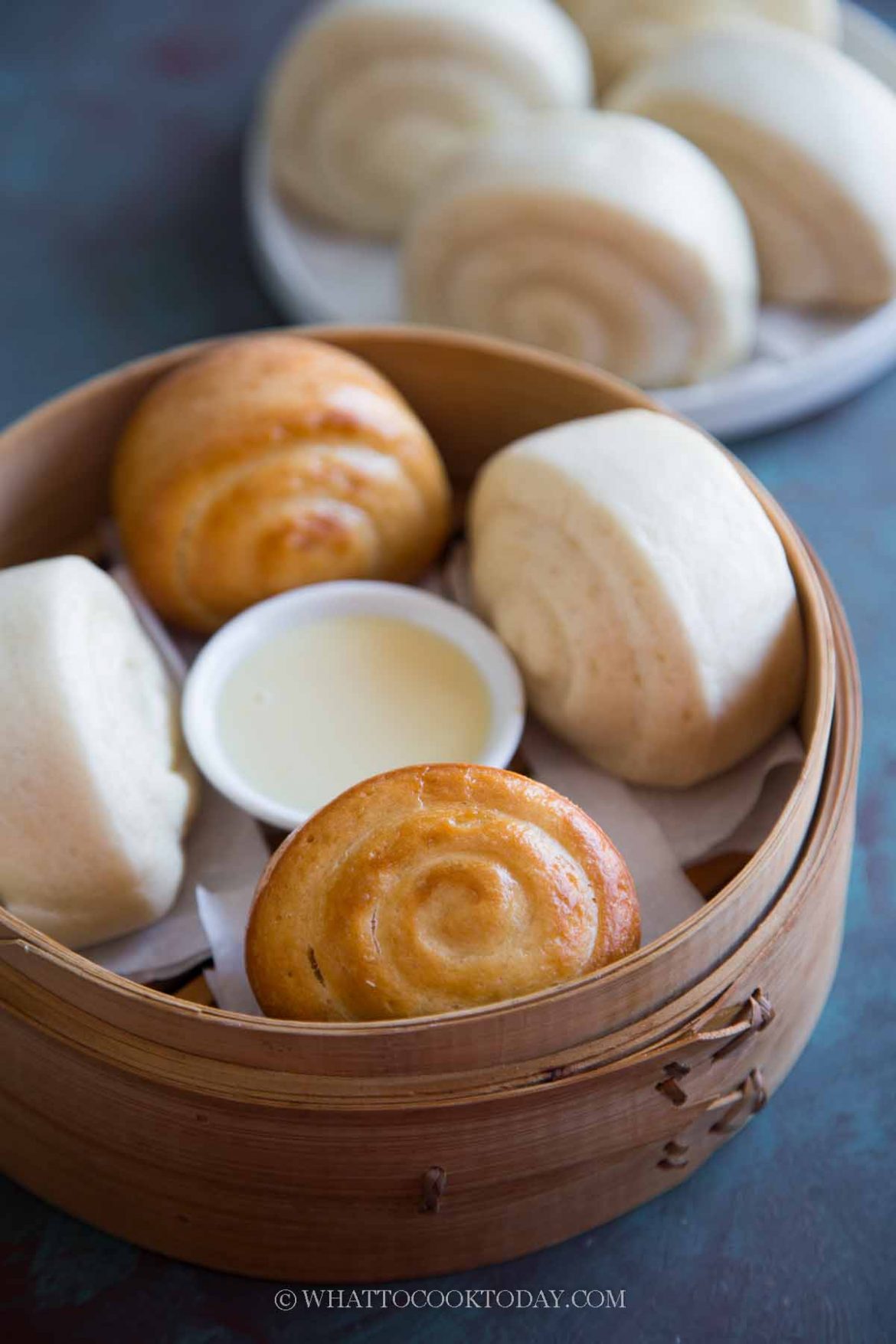 Air Fryer Fried Condensed Milk Mantou/Steamed Buns