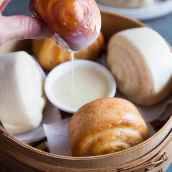 Soft Fluffy Char Siu Bao (Chinese Steamed BBQ Pork Buns)