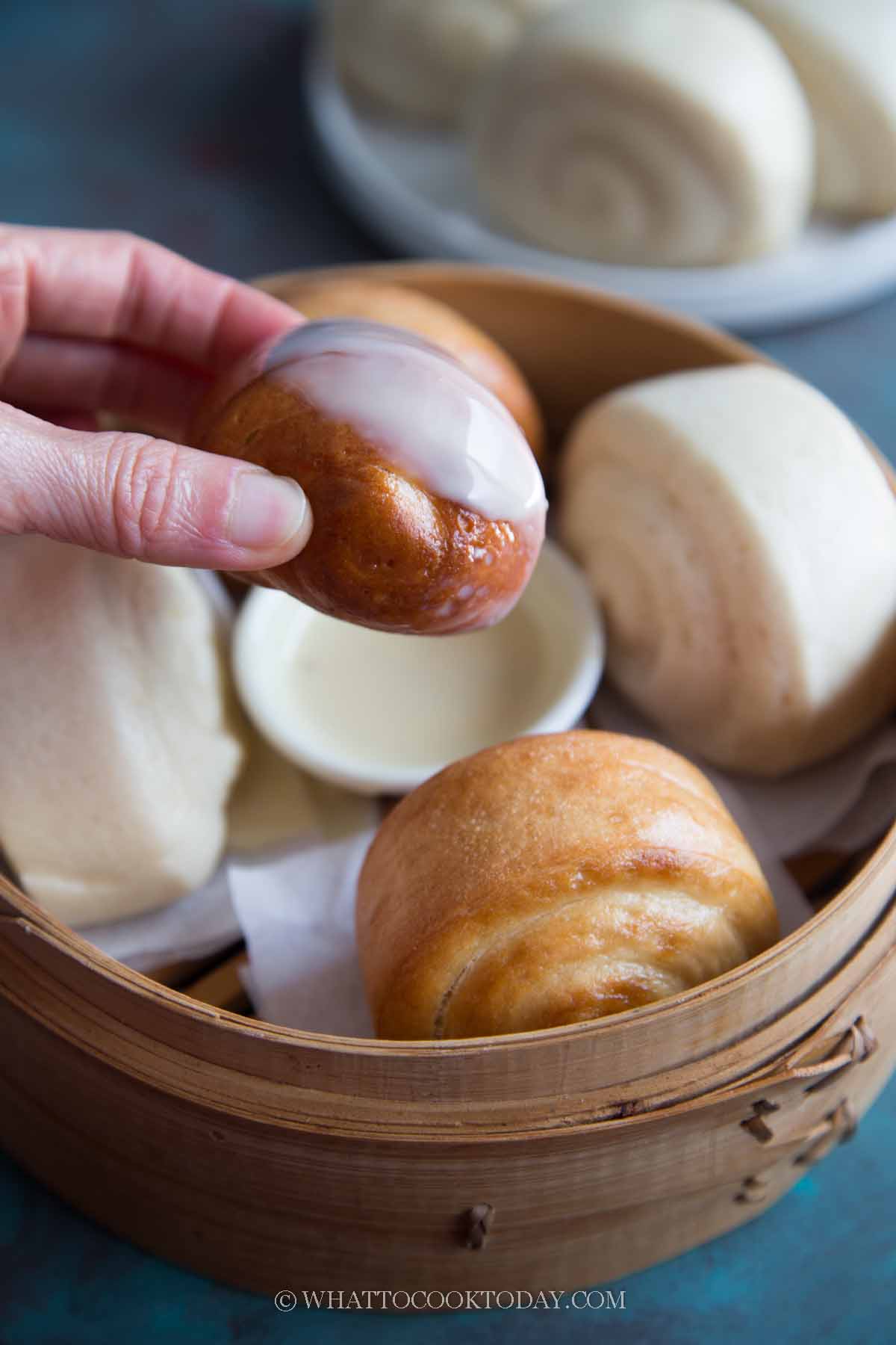 Air Fryer Fried Condensed Milk Mantou