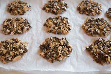 Easy Flourless Almond And Seeds Florentines Chinese New Year