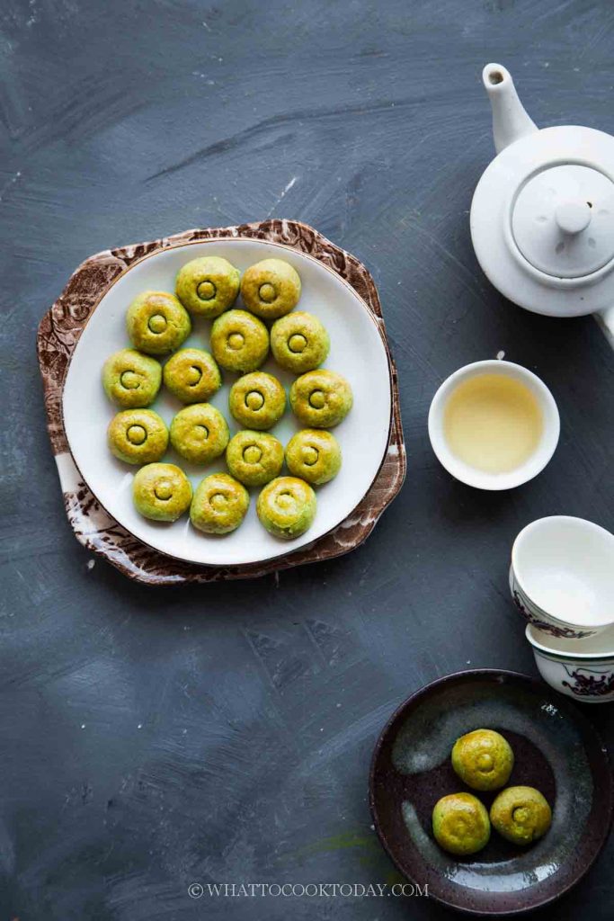 Easy Green Pea Cookies (Chinese New Year)