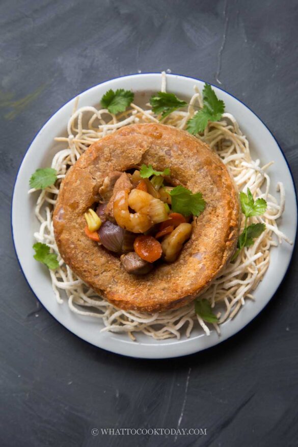 Prosperity Yam Ring Basket for Chinese New Year