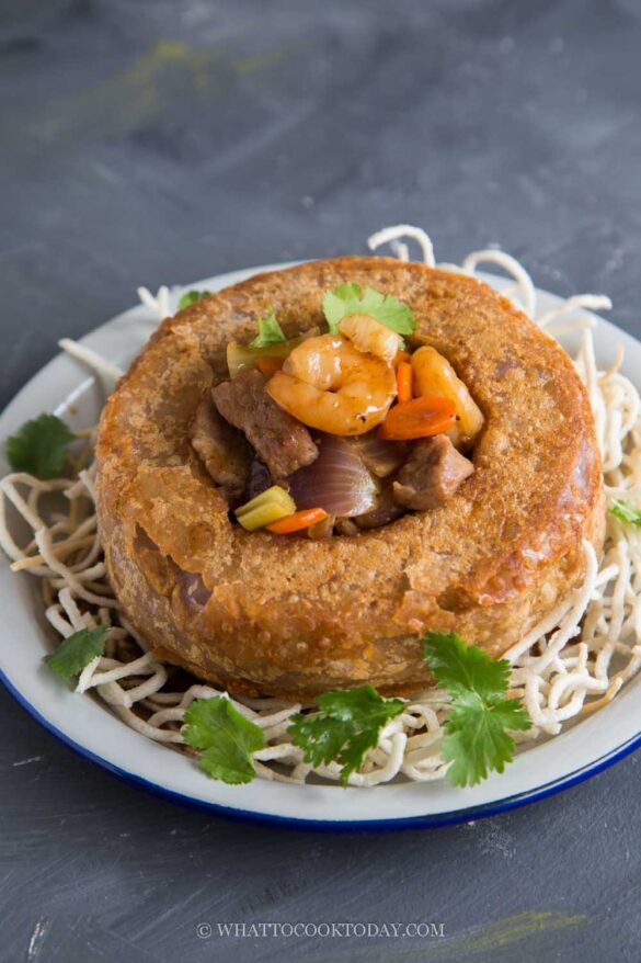 Prosperity Yam Ring Basket for Chinese New Year