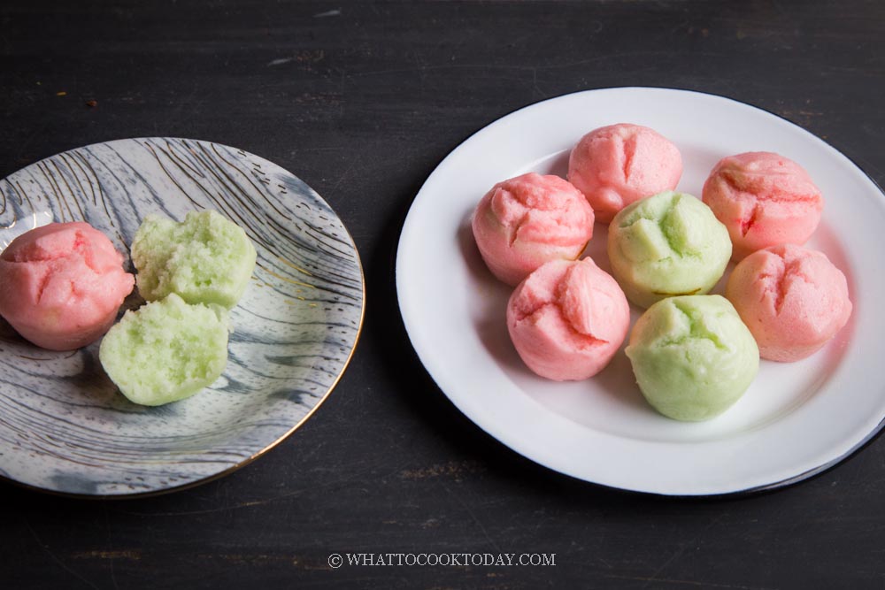 Easy Apam Beras / Apam Nasi (Malay Steamed Rice Cakes)