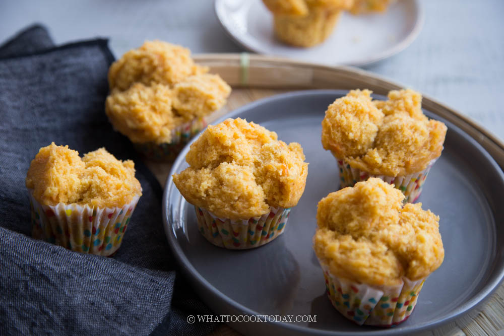 Easy Steamed Sweet Potato Huat Kueh (Eggless, No Yeast)