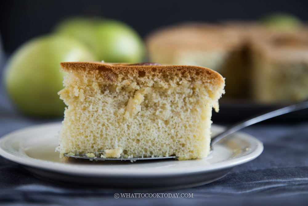 Soft and Fluffy Gluten-Free Apple Sponge Cake