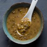 Sweet Mung Bean Soup with Sago Pearls