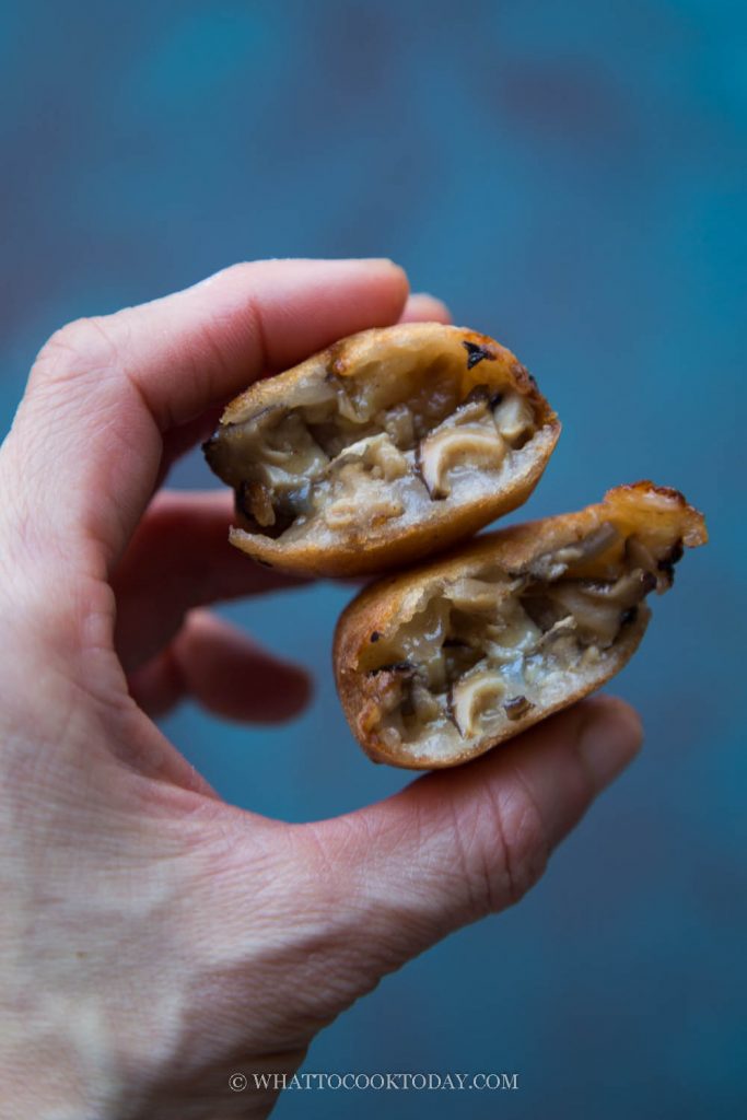 How To Make Ham Sui Gok (Fried Glutinous Rice Dumplings)