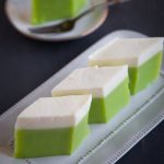 Kuih Talam Pandan (Steamed Coconut Pandan Cake)