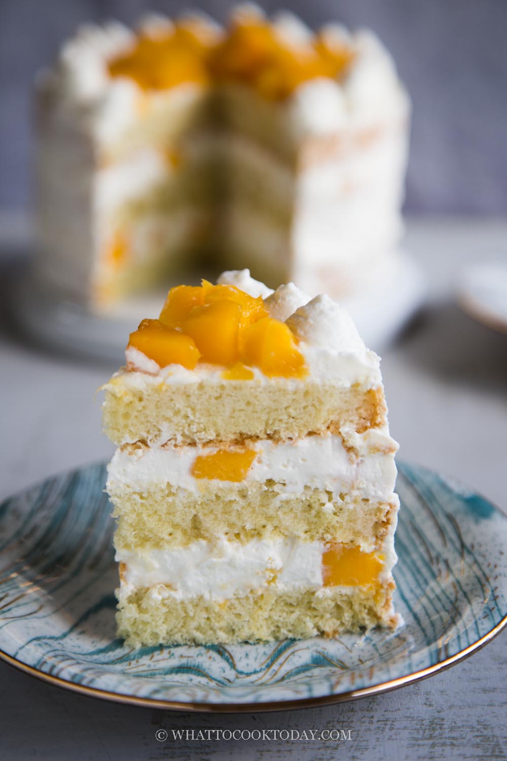 Mango Cake Recipe | Whipped Cream Cake - YouTube