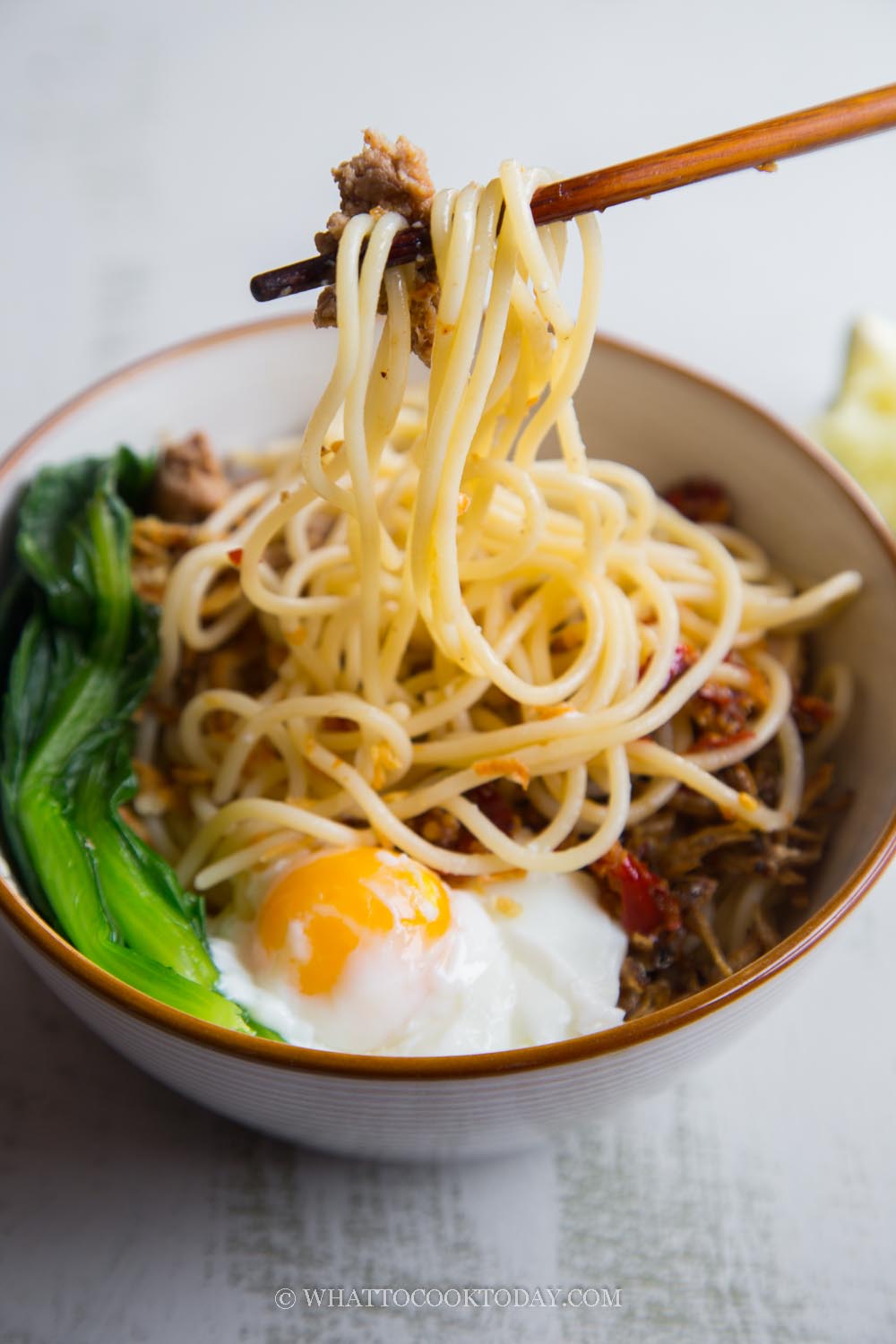 Homemade KL Dry Chili Pan Mee (Chili Ban Mian)