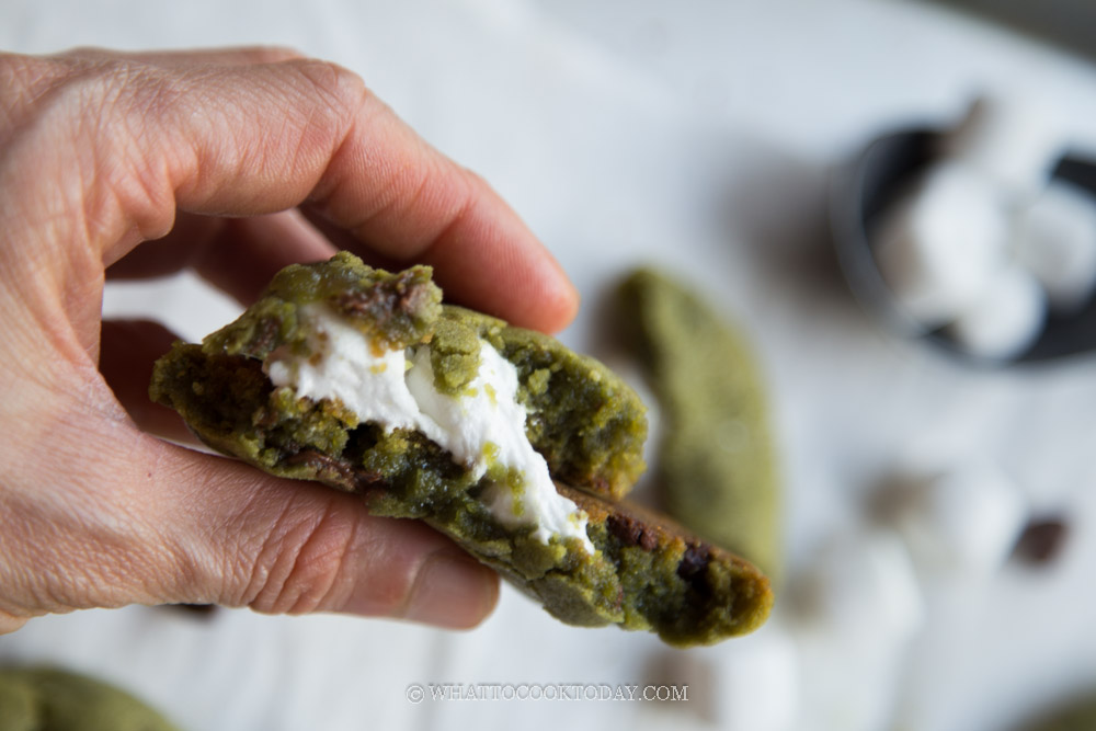 Pandan gula melaka cookies