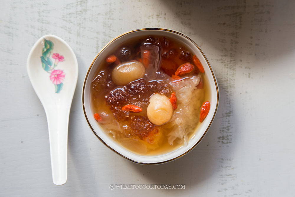 How To Make Peach Gum Tong Sui Dessert