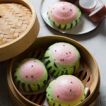 Soft Fluffy Watermelon Mantou (Steamed Buns/Baozi)