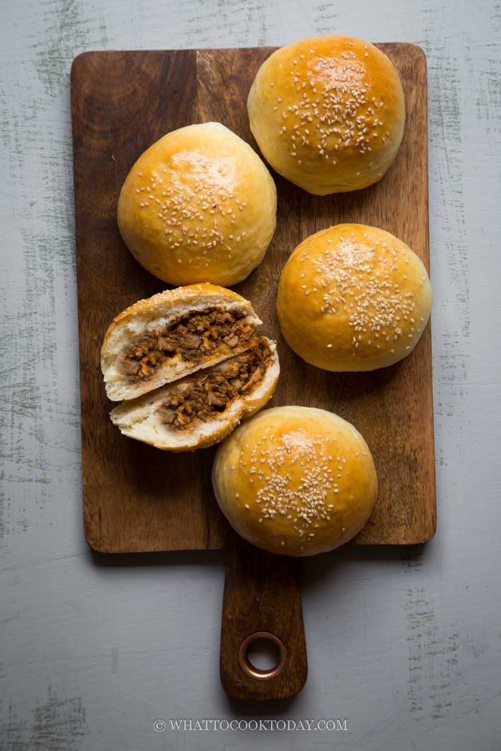 Spicy Sardine Baked Milk Buns