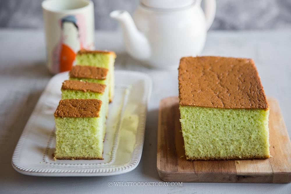 Pandan Honey Kasutera (Japanese Castella)