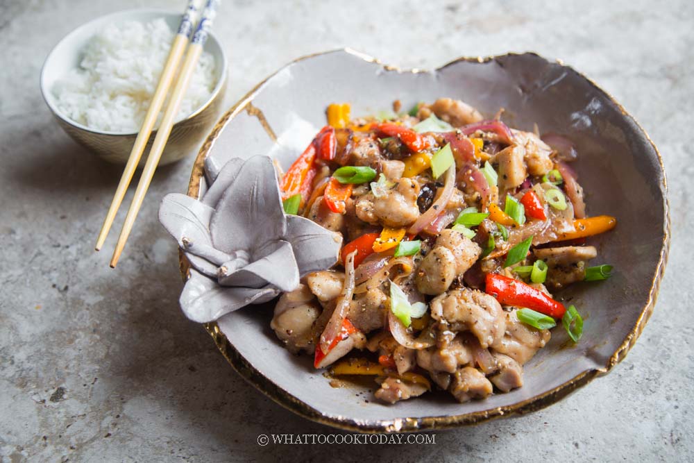 Easy Singapore Black Pepper Chicken Stir-Fry
