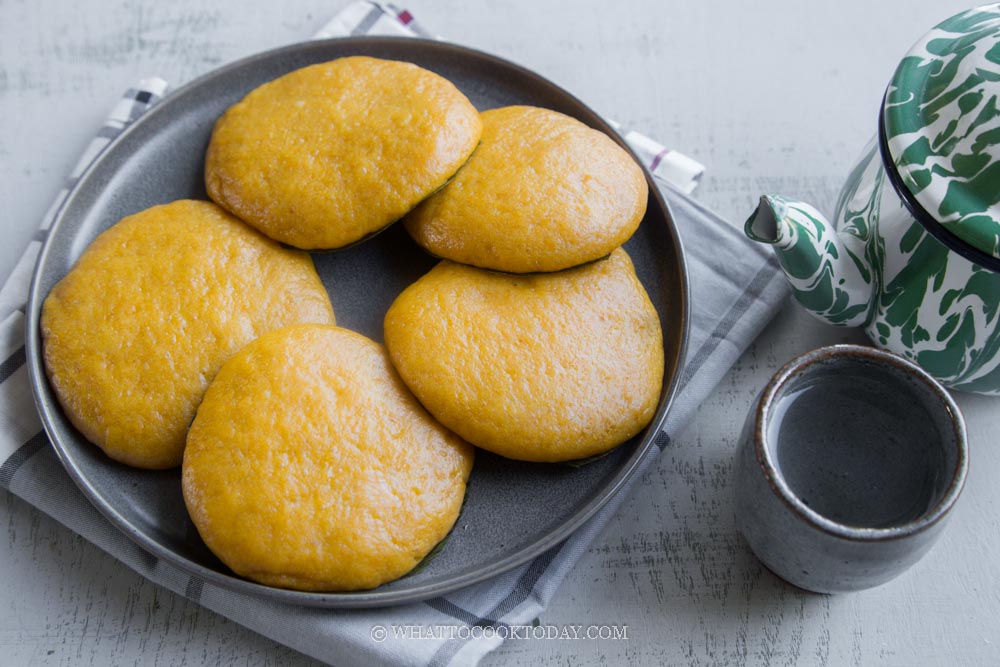 Pumpkin Hee Pan (Hakka Xi Ban/ Steamed Buns)