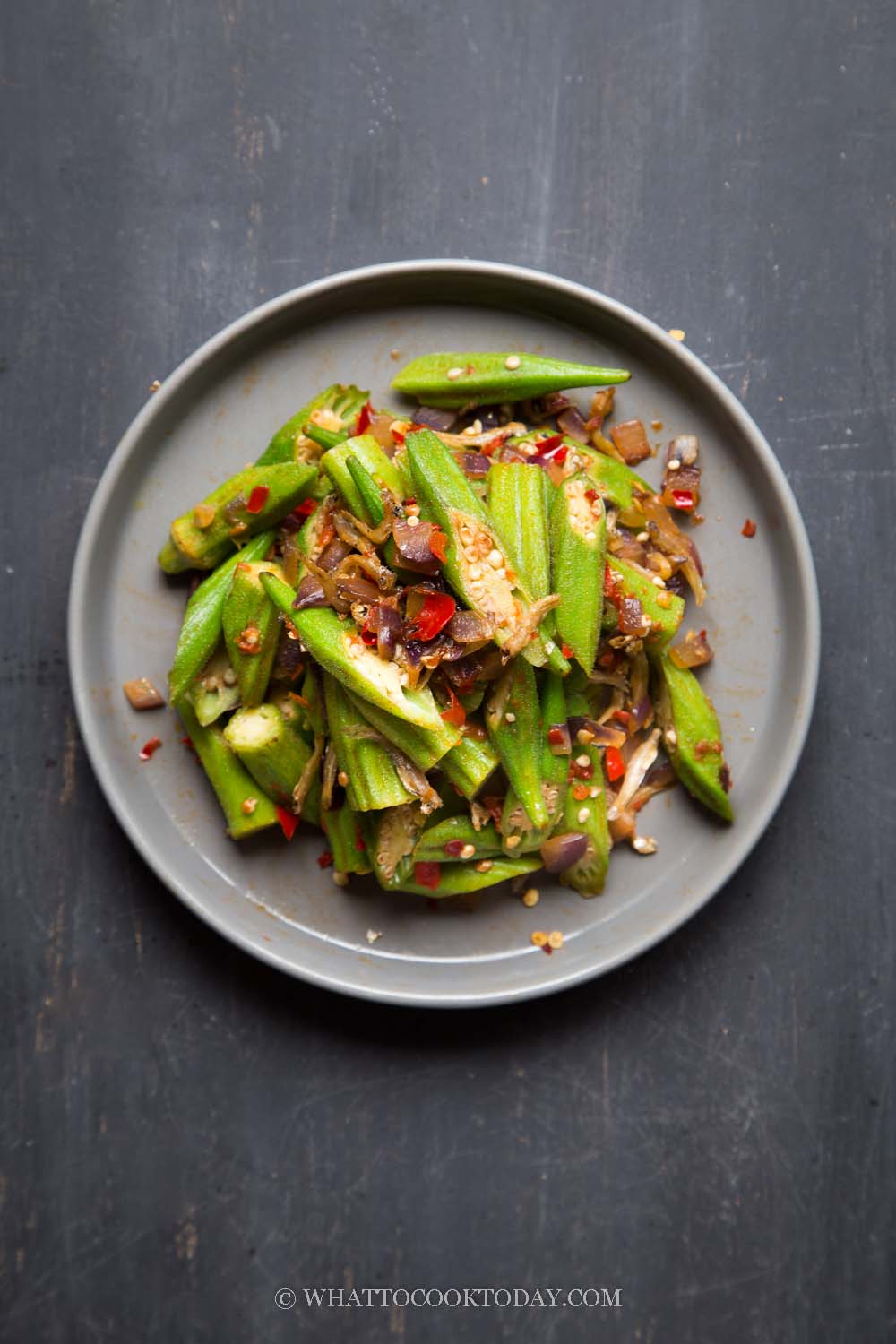 Stir-fried Sambal Okra (Lady Finger) / Sambal Bhindi