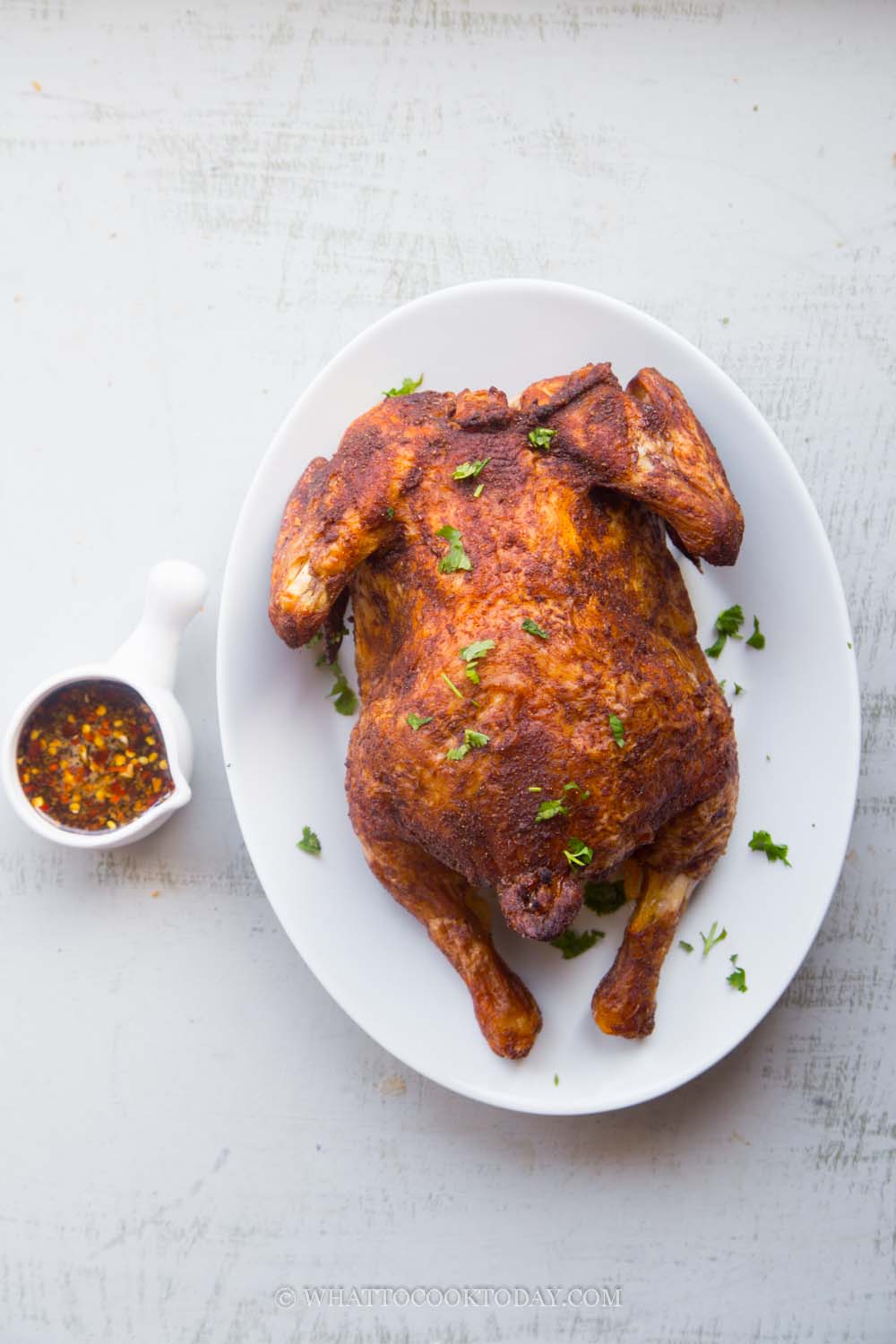 Five-Spice Oven-Roasted Chicken (Soy Sauce Brine)