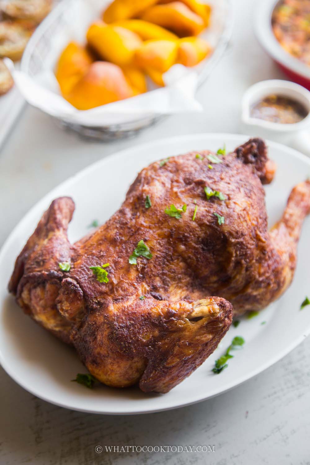Five-Spice Oven-Roasted Chicken (Soy Sauce Brine)