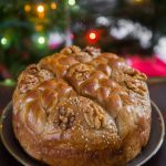 Christopsomo (Greek Christmas Bread with Walnuts)