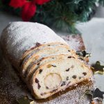 Easy Stollen with Chocolate Chips and Marzipan (Christstollen)
