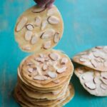 Eggless Crispy Almond Tuiles (Chinese New Year Cookies)