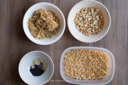 Meat Floss Bubble Rice Crackers
