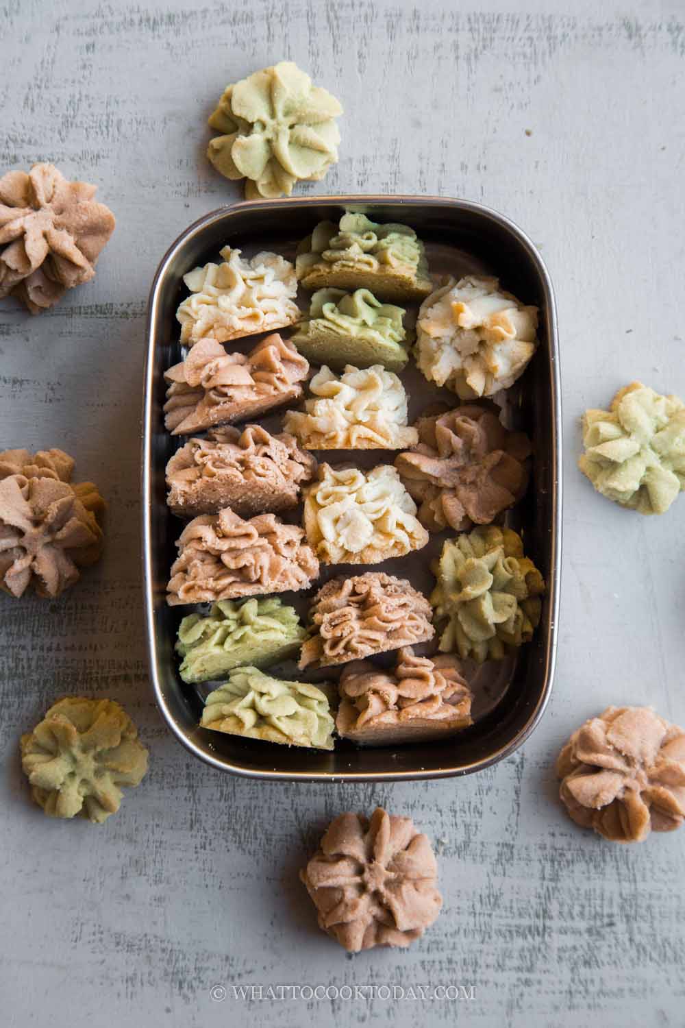 Homemade Hong Kong Jenny Bakery Butter Flower Cookies