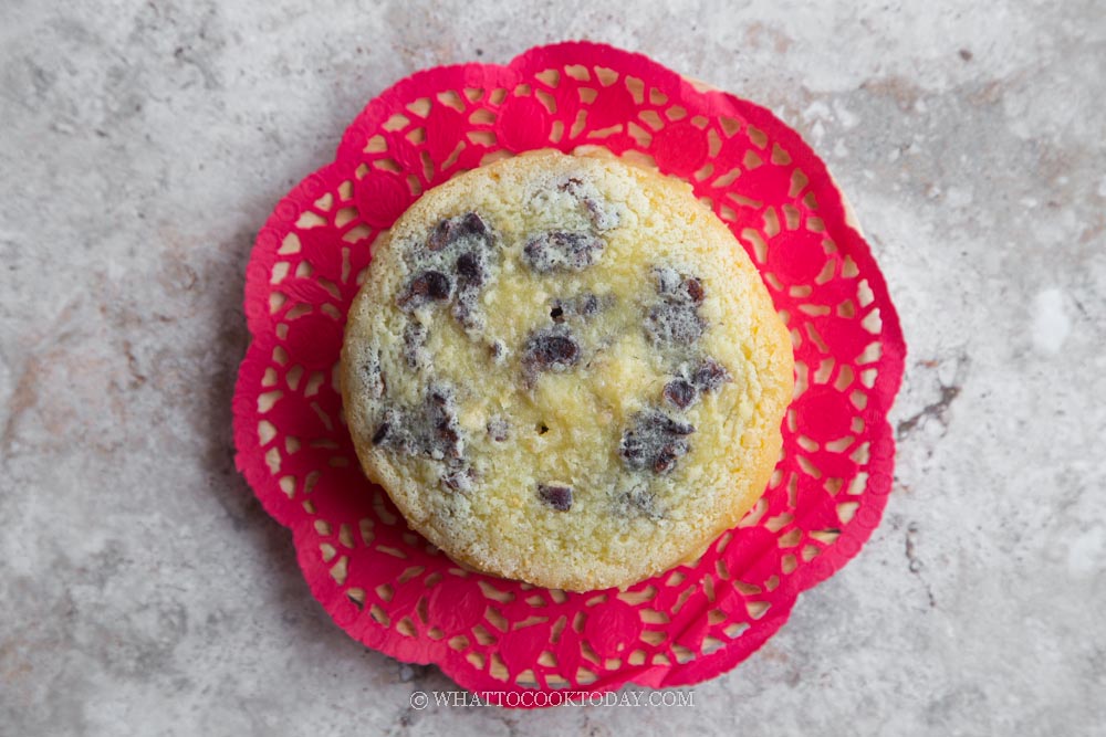 Chinese Baked Red Bean Nian Gao (Red Bean Mochi Cake)