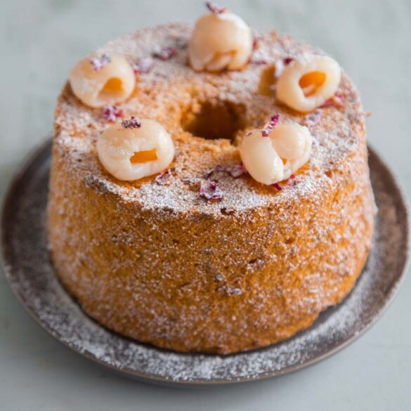 Soft and Fluffy Tofu Chiffon Cake