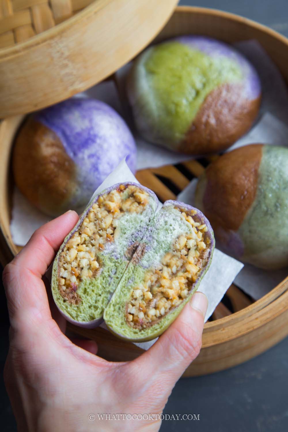 Peanut Sugar Steamed Buns (花生包)
