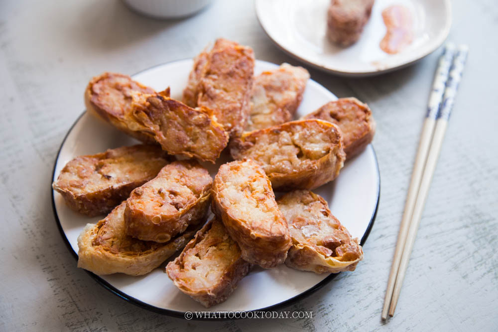 Teochew Guang Chiang (Vegetarian Bean Curd Rolls)