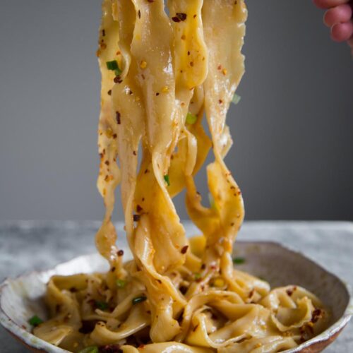 Easy Xi'an Biang Biang Noodles (Belt Noodles)