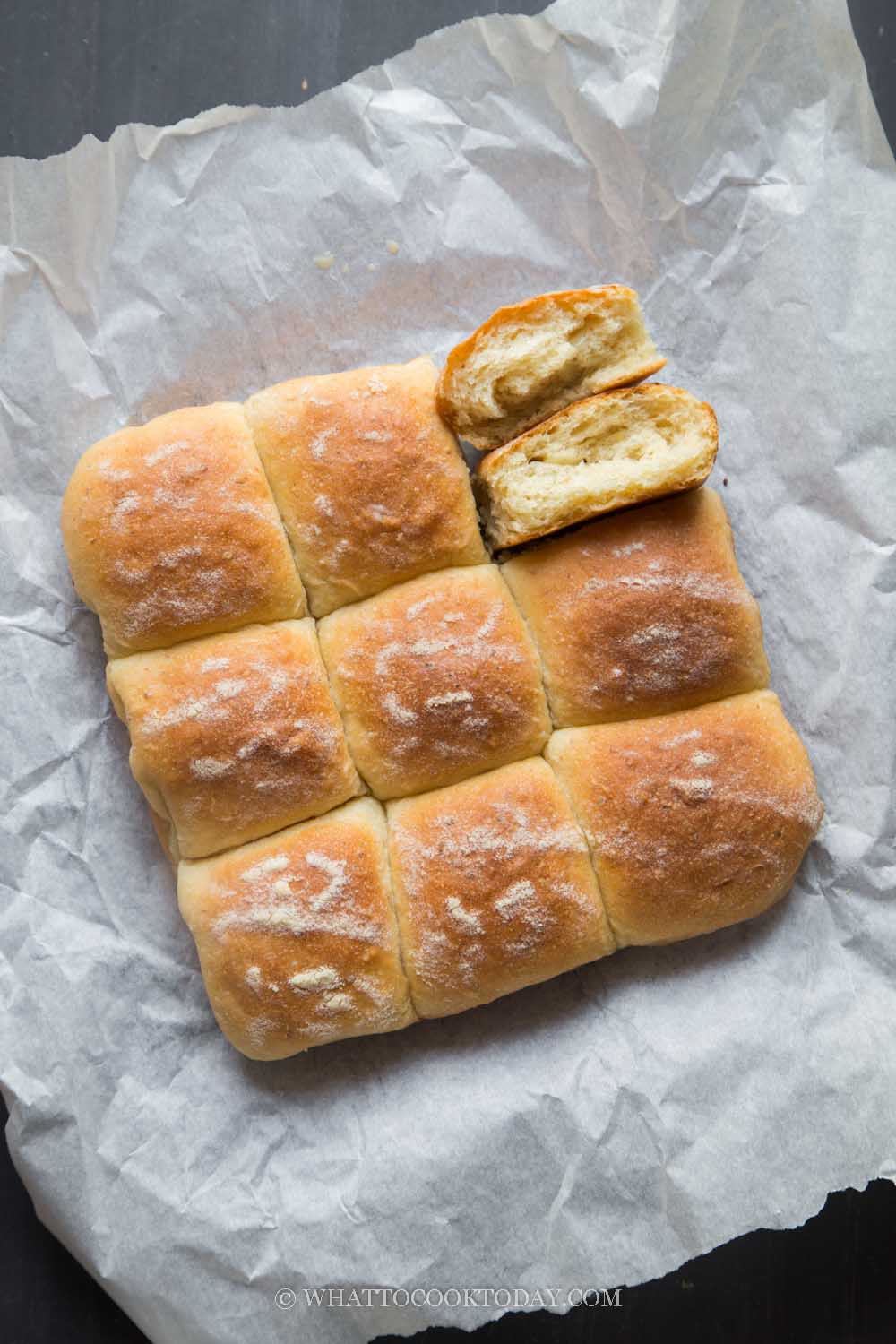 Soft Okara Dinner Rolls