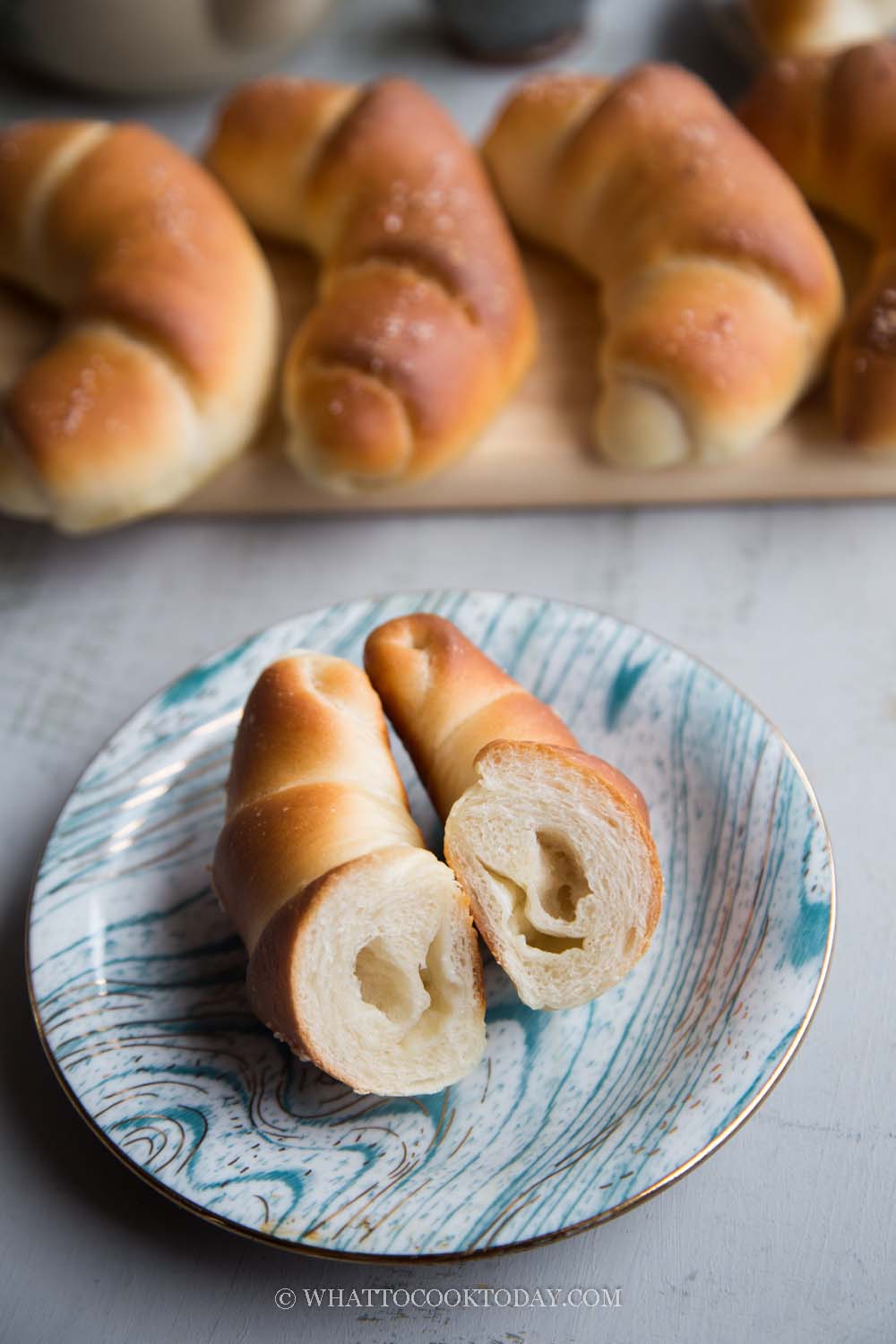 Shio Pan / Japanese Buttery Salty Bread (Poolish Bread)