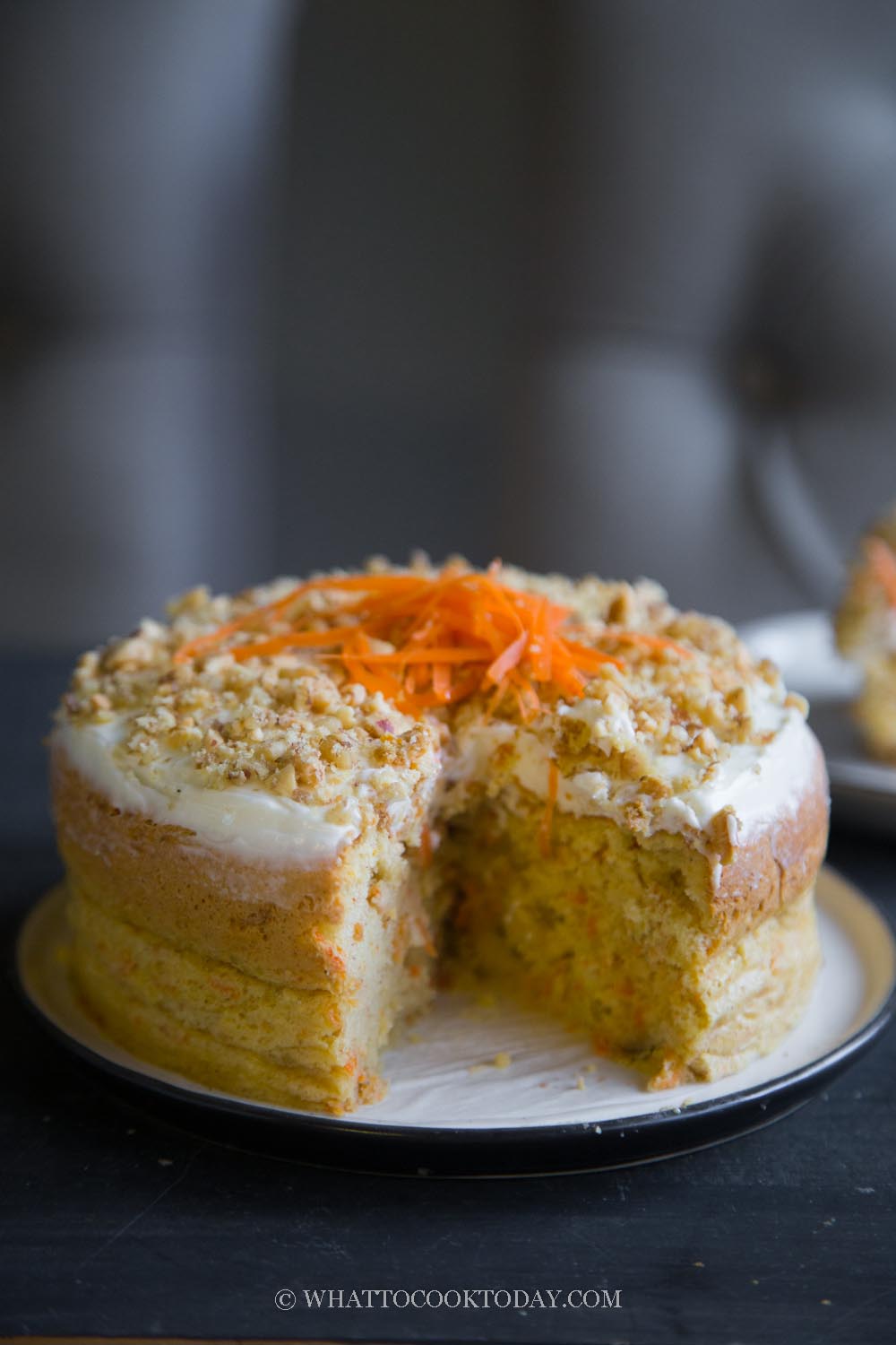 Taiwanese Castella Carrot Cake