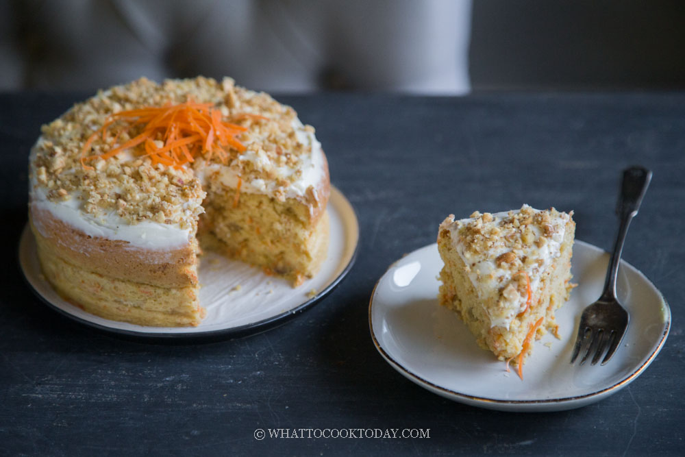 Taiwanese Castella Carrot Cake