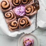 Purple Sweet Potato Cinnamon Rolls