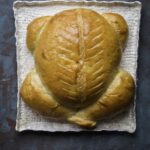 Easy No-Knead Soft Turkey-Shaped Milk Bread (with Sourdough option)