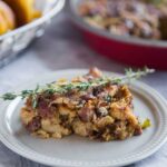 Panettone and Chinese Sausage Stuffing